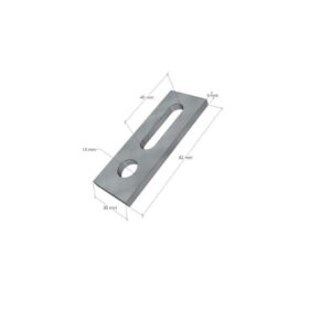 Adapter montażowy 80x30x5 nierdzewny iONTEC