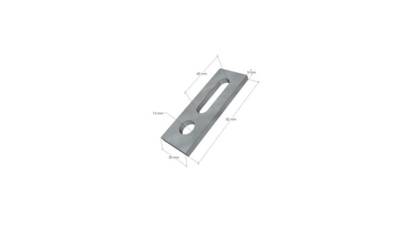 Adapter montażowy 80x30x5 nierdzewny iONTEC