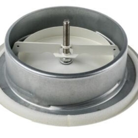 Air diffusion valve w/locknut