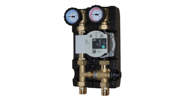 BRV Grupa pompowa DN20 z termostatycznym zaworem mieszającym M2 FIX3 (20-45 C) – GZ 3/4″