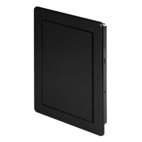 Drzwiczki rewizyjne czarne plastikowe 15x15 Awenta DT10CZ