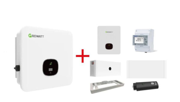 GROWATT Zestaw hybrydowy: MOD-5000TL3-XH(BP) 3-faz +Bateria APX 10kWh+podstawa+kontroler APX 98034+Smart Meter 3-faz+WiFi-X+Back