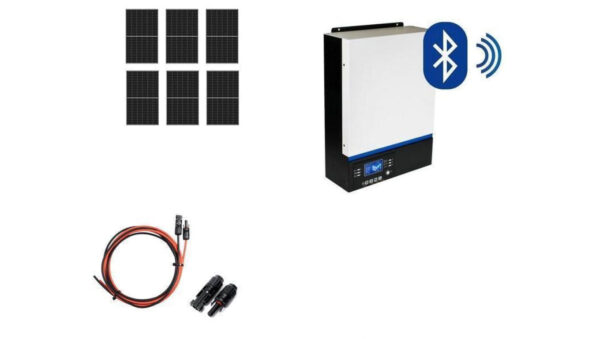 Hybrydowy zestaw solarny off-grid ESB-3kW-24 MPPT 6xPV