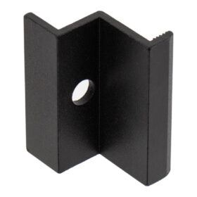 Klamra montażowa PV końcowa 50mm grubość ramy 40mm czarna