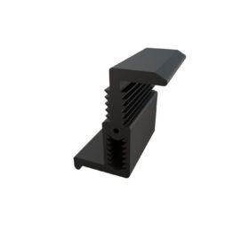 Klema końcowa regulowana czarna 30-42mm