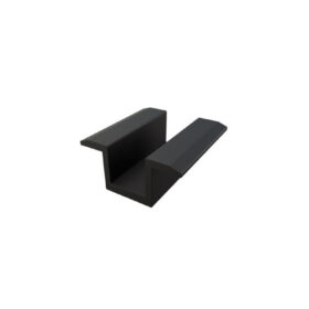 Klema środkowa 4mm czarny lakier
