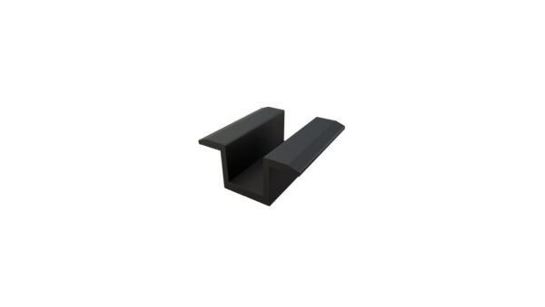 Klema środkowa 4mm czarny lakier