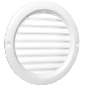 Kratka okrągła z siatką 100mm biała WPFMV100BVWH