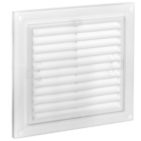 Kratka wentylacyjna nawiewno-wywiewna 150x150mm z siatką biały WPZFTMV150X150WH