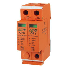 OGRANICZNIK PRZEPIĘĆ FOTOWOLTAIKA 1000V DC 2P T2 APV-OPS-2P-T2