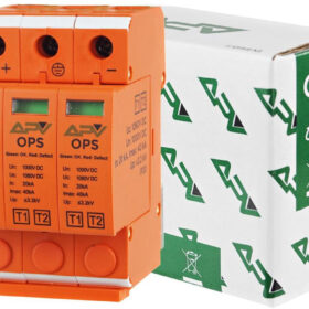 OGRANICZNIK PRZEPIĘĆ T1 T2 B+C DC FOTOWOLTAICZNY APV-OPS-3P-T1+T2