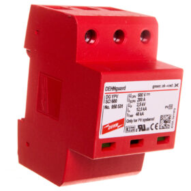 Ogranicznik przepięć C Typ 2 do ochrony instalacji PV 600V DC 3P 12