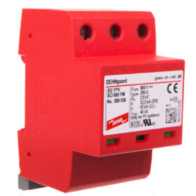 Ogranicznik przepięć C Typ 2 do ochrony instalacji PV 600V DC 3P 12