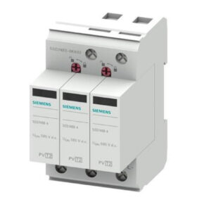 Ogranicznik przepięć Typ 2 do instalacji fotowoltaicznych 3P 1000 V DC Iimp 15kA Imax 40kA SENTRON 5SD7483-0KK02
