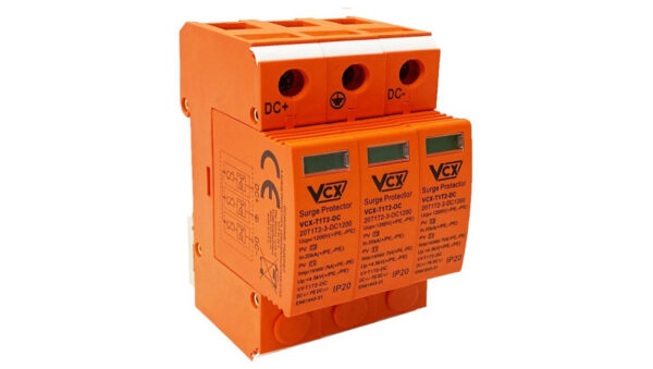 Ogranicznik przepięć fotowoltaicznych PV DC T1T2 B+C 3P 1200V 7kA