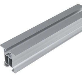 Profil aluminiowy bez ścianek bocznych z kanałem na śrubę teową i wpust - E-67-4400