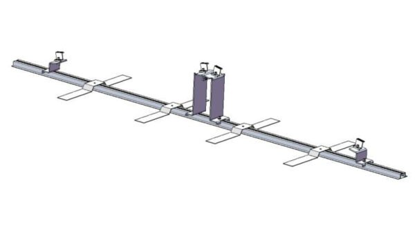 Profil aluminiowy do konstrukcji balastowej L:1150mm
