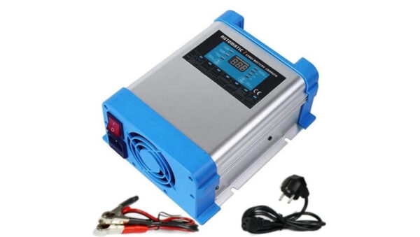 Prostownik sieciowy BC-40 PRO LFP do akumulatorów LiFePO4 12V 40A z wyświetlaczem LCD AZO Digital