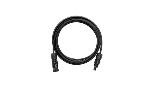 Przedłużka z złączami MC4- kabel solarny Keno 6mm2/czarny/1m (PRZ-6MM-BLACK-1M)