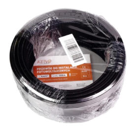 Przewód Keno 4mm2 czarny opakowanie 100m (KABEL-4MM-BLACK-100M)