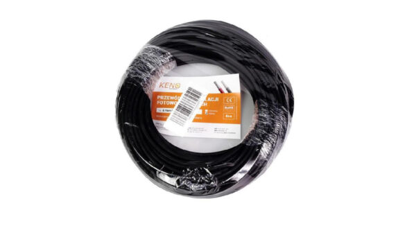 Przewód Keno 4mm2 czarny opakowanie 50m (KABEL-4MM-BLACK-50M)
