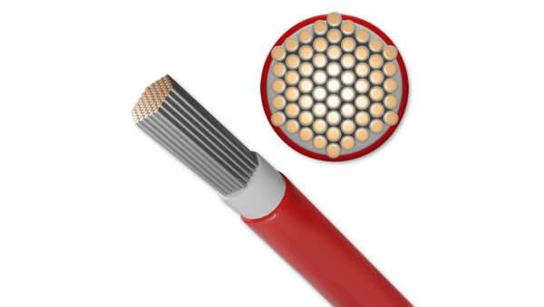 Qoltec Kabel solarny fotowoltaiczny 4mm 100m czerwony