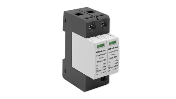 Qoltec Ogranicznik ochronnik przepięć AC 2P 275V T2 C