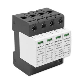 Qoltec Ogranicznik ochronnik przepięć AC 4P 420V T2 C