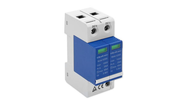 Qoltec Ogranicznik ochronnik przepięć DC 2P 1000V T2 C