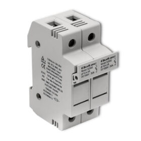 Qoltec Podstawa bezpiecznikowa + bezpiecznik DC 2P1000V 20A 10x38 solar
