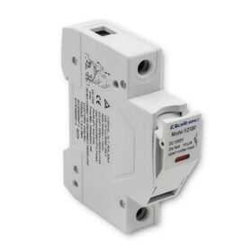 Qoltec Podstawa bezpiecznikowa z diodą + bezpiecznik DC 1P1000V 15A 10x38 solar