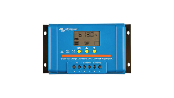 Regulator ładowania BlueSolar PWM DUO-LCDiUSB 12/24V-20A - SCC010020060