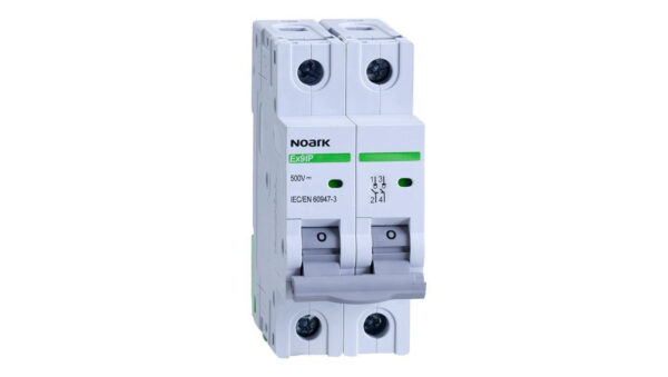 Rozłącznik izolacyjny fotowoltaiczny PV 50A 2-biegunowy 2P (500V DC) 2-modułowy NOARK