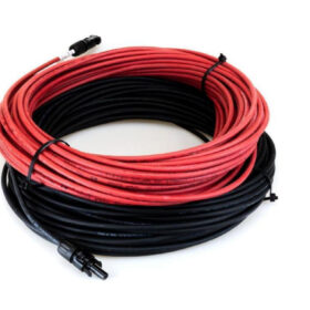 SET 6mm2 Kabel fotowoltaiczny Czerwony Czarny MC4 + WTYCZKA PV 15M