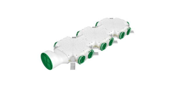 Skrzynka rozdzielcza boczna fi 160 14 x 75mm Awenta pro VCB160-14 rekuperacja