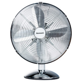 Wentylator biurkowy metalowy WT-7033N INOX 35W 4 śmigła 3 prędkości