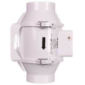 Wentylator kanałowy fi 100 230V 33W 187m3/h 36dB o przepływie mieszanym TT100