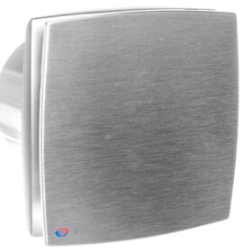 Wentylator osiowy fi 100 230V 14W 88m3/h 33dB standard szczotkowane aluminium 100LDAMET