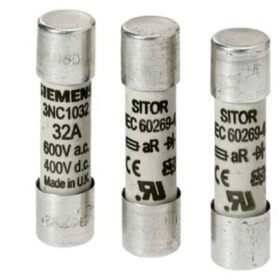 Wkładka bezpiecznikowa cylindryczna SITOR aR 10A 10x38mm 3NC1010 /10szt./