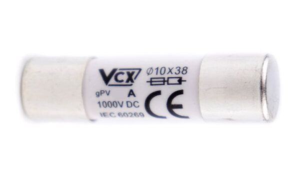 Wkładka bezpiecznikowa cylindryczna topikowa gPV 10x38 15A 1000V DC / CF-10-15A
