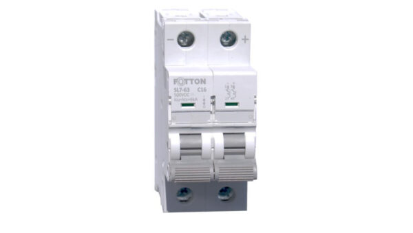 Wyłącznik nadprądowy 2P C 16A 6kA DC 500V DC FOTTON SL7 bezpiecznik