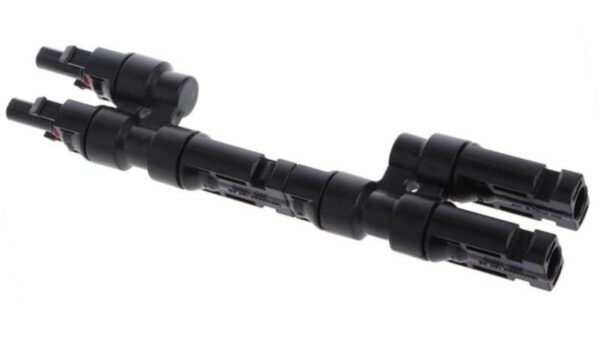 ZŁĄCZE KONEKTOR MC4 DWÓJNIK RÓWNOLEGŁY SOLARNY + - MC4-RR-2