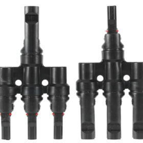 ZŁĄCZE KONEKTOR MC4 TRÓJNIK RÓWNOLEGŁY SOLARNY + - MC4-RR-3