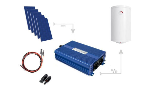 Zestaw do grzania wody w bojlerach 5xPV Mono 2000 ECO Solar Boost
