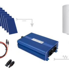 Zestaw do grzania wody w bojlerach 8xPV Mono 3500 ECO Solar Boost