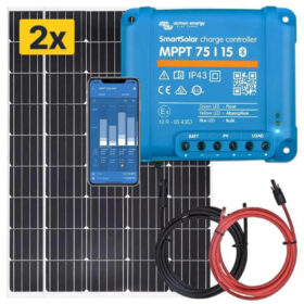 Zestaw do kampera - panel sztywny 2x 115W