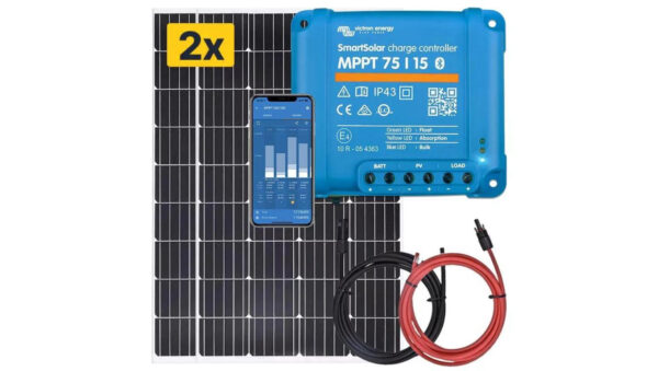 Zestaw do kampera - panel sztywny 2x 115W
