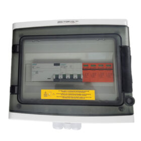 Doktorvolt Rozdzielnica PV Fotowoltaiczna Solarna AC SIEMENS 3F B25A 25A 300mA T2 0751 DV‑0751‑FOT