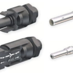 MULTI‑CONTACT Konektor MC4 wtyk + gniazdo 4‑6MM2 do zabudowy w rozdzielni