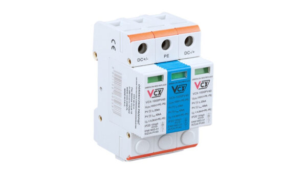Ogranicznik przepięć PV 1000V DC 3P C Typ 2 20kA‑40kA 4kV iskiernikowy GDT